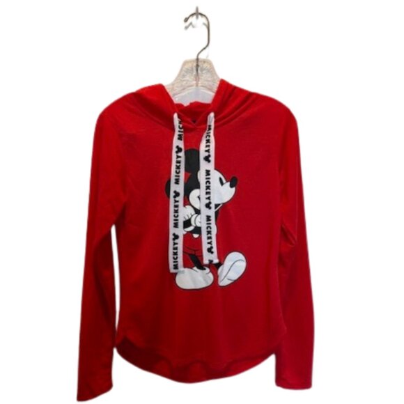 Disney Other - Mickey Mouse Hoodie Women’s  Red - Size M New With Tags 90 Years